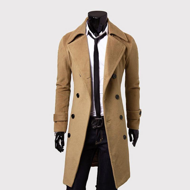 Burberry Military Khaki Mens Reversible Contrast Caban Virgin Wool Woolen Men S Trench Coat See Larger Imagesee