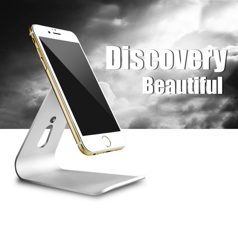 Aluminum Micro Suction Stand For iPad iPhone font b Cellphone b font tablet PC Holder Cradle