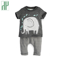 Baby boy clothes 2017 summer kids clothes fashion cotton letter t shirt pants baby girl clothes