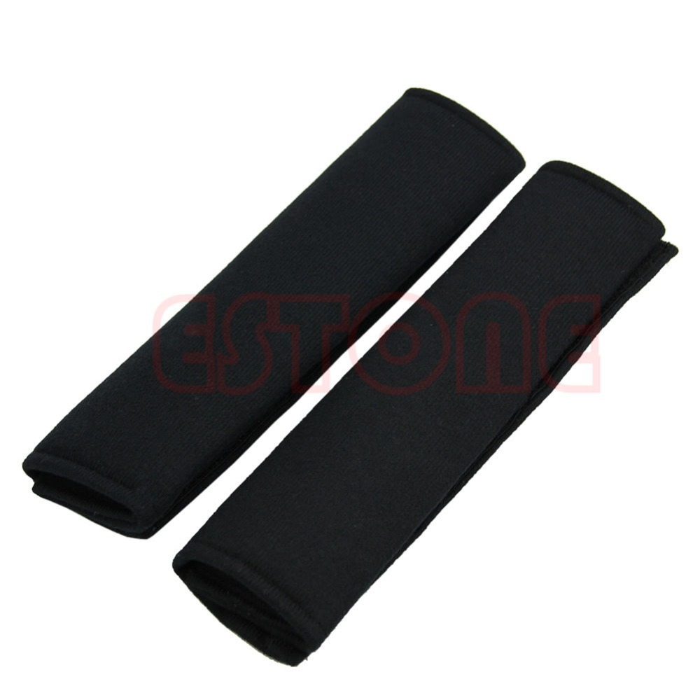 Free Shipping 1 Pair Comfortable Car Safety Seat Belt Shoulder Pads Cover Cushion Harness Pad