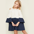 Girls Dresses 100 Cotton Kids Party Clothing Costume Dress for Teenage Girls Clothes 7 14 Years