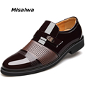 Misalwa 2017 Summer Men Hollow Out Men Formal Shoes Men Microfiber Leather Quality Shoes Breathable Men