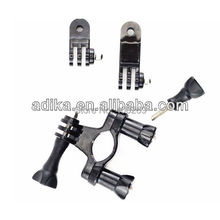 50pcs/lot Gopro bike handlebar mount with Arm Bracket for Gopro Hero 4/3+/3/2/SJ4000/xiaomi yi GP02