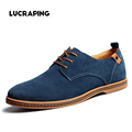 Men Shoes Plus Size 38 48 Classical Men Cowhide Leather Low Top Flat Oxford Shoes For