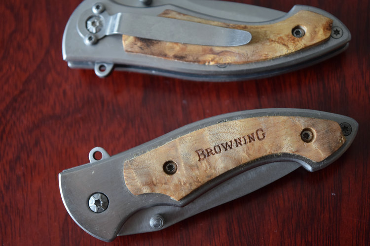 12Pcs lot 440C Blade OEM Browning 337 Wood Handle Tactical Folding knives Hunting Knife Camping tool