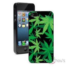 Cannabis Green Leaves Protector back skins mobile cellphone cases for iphone 4/4s 5/5s 5c SE 6/6s plus ipod touch 4/5/6