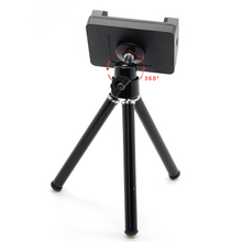2015 Useful Universal Desktop Tripod Camera Bracket Mount Holder for Mobile Phone Smartphone Black and White