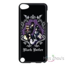 For iphone 4/4s 5/5s 5c SE 6/6s plus ipod touch 4/5/6 back skins mobile cellphone cases cover Black Butler Kuroshitsuji Anime