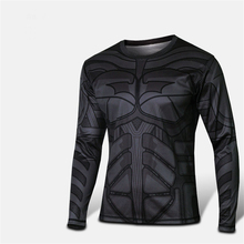 2015 Fashion Comic Marvel Deadpool T shirt Costume Compression Sportswear Superhero Fitness Sport Camisetas Masculinas Quick Dry