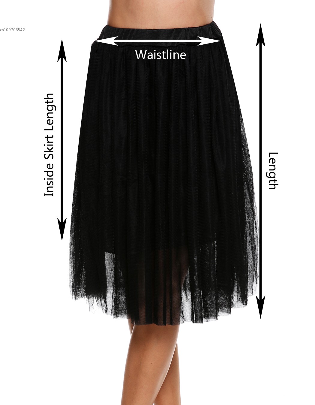 HOT Women Princes Fairy Style 5 layered Tulle Dress Bouffant Skirt