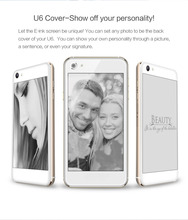 Double Screen Oukitel U6 Two Display 5 0 IPS HD 4 7 E ink paper Touch