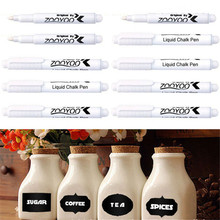 10Pcs Liquid Chalks Pen Glass Markers Writing Pens for Vinyl Chalkboard Creative Window Wall Sticker Hot Sale Perfect