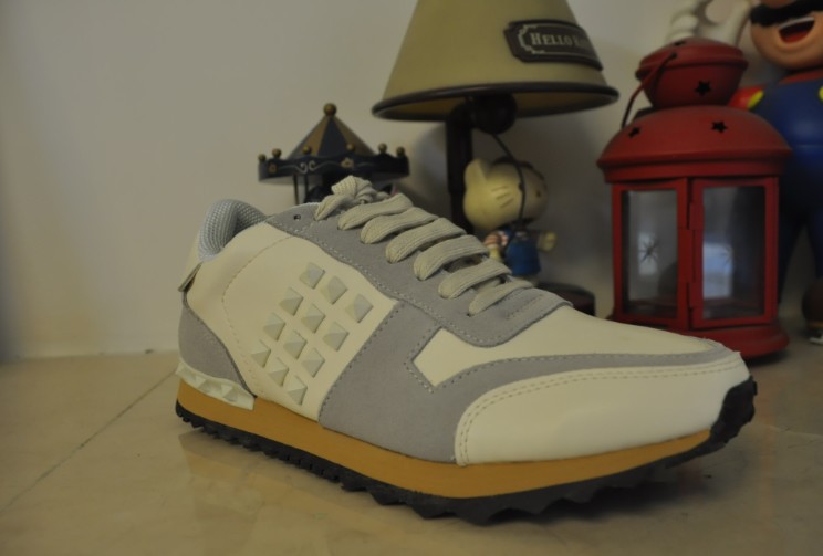 actual shoes u173 40 41 42 43 44 white genuine leather red heart sneakers