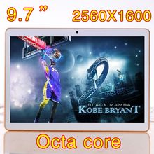 9 7 inch 8 core Octa Cores 2560X1600 IPS DDR 4GB ram 32GB 8 0MP 3G