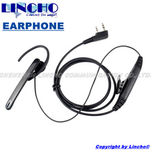 new 2 pin ear bar mic hands free ear loop headset for walkie talkie baofeng UV5R 5RB 5RC 5RE UV82
