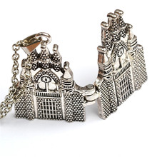Free Shipping Hot Movie Harry Potter Castle Necklace Can Open Box Pendant Vintage Necklace For Women And Men Hot Movie Jewelry