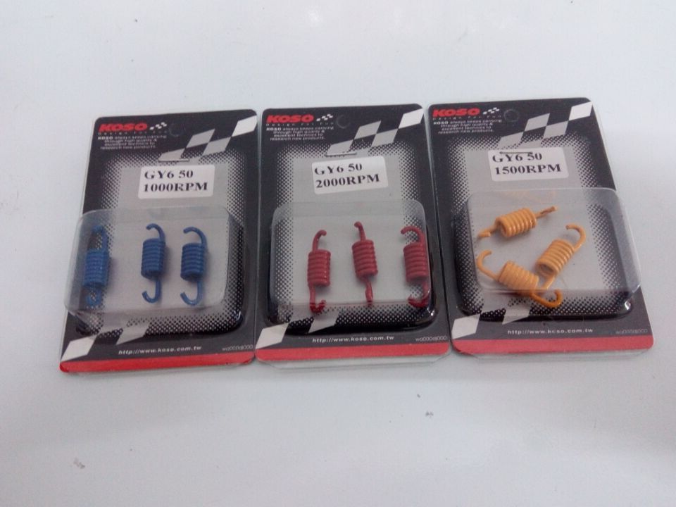 3 set CLUTCH SPRINGS HIGH PERFORMANCE RACING 1000RPM 1500RPM 2000RPM 50 80cc font b GY6 b