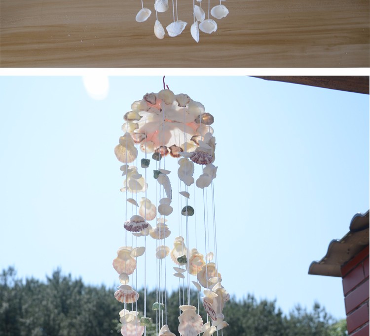 Handmade Wind Chime Shell Creative Birthday Gift Bedroom Balcony Room Ornament