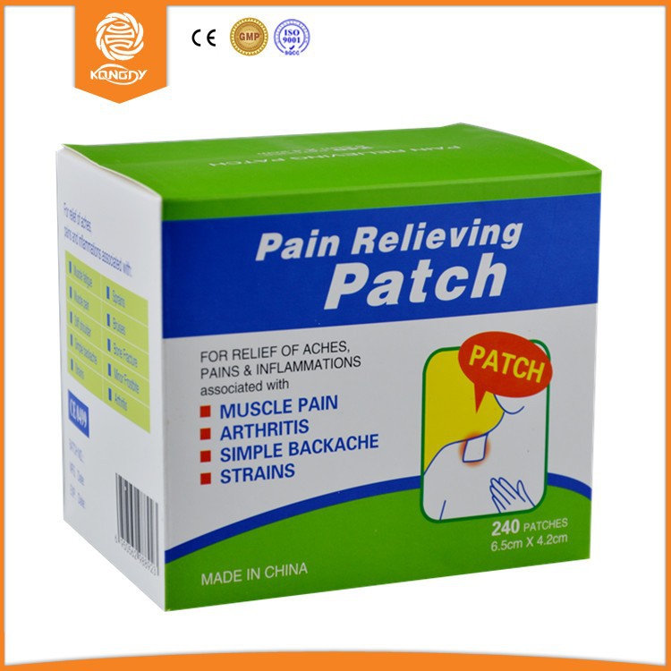 KONGDY Herbal Pain Patch 240 pieces box Joint Pain Analgesic Plaster 6 5 4 2 cm