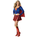 New Arrival 2017 Supergirl Costume Women Superhero Cosplay Adult Sexy Fancy Dress Superman Costume Women Cosplay