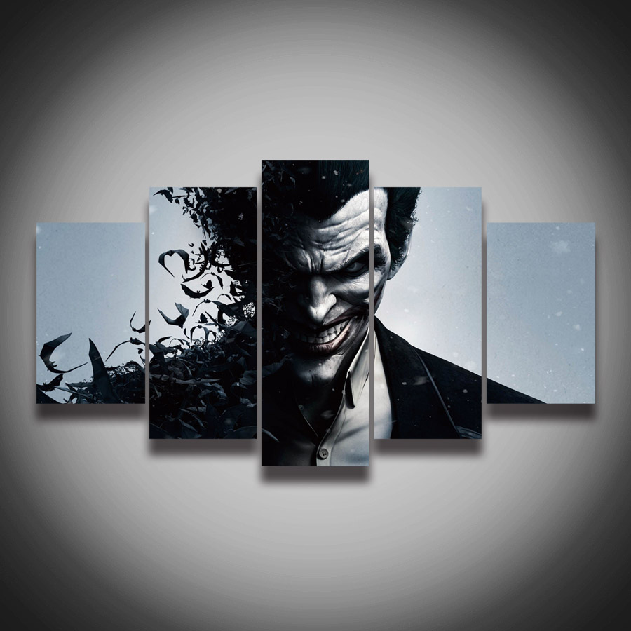 Framed art ! High quality Printed picture Joker painting on canvas 5