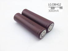 2PCS 100% Originally LG 18650 Battery 3.7V 3000mAh INR18650HG2 20A Discharge Rechargeable Battery For Electronic Cigarette