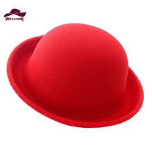 2015 Woman Hats Fedoras Vintage Fedora Chapeau Feutre Winter felt Sombreros de fieltro Solid Fedoras Hats Cappello Bombetta Caps
