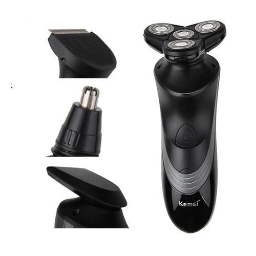 2016 new 4 head rotary electric shaver original kemei shaver km 633 Men