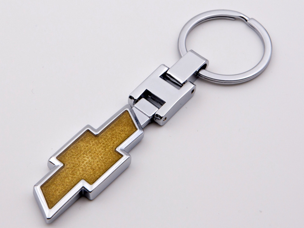 1pcslot Car Logo Metal Auto Key Chain For Chevrolet Car Key Ring Key