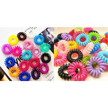 30PCS Hot Selling Plastic Hair Braider Head Colorful Rope Spiral Shape Hair Ties Hair Styling Tools