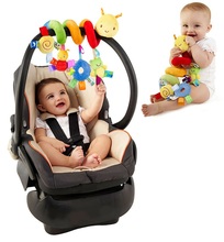 infant Toys Baby crib revolves around the bed stroller playing toy crib lathe hanging baby Rattles Mobile