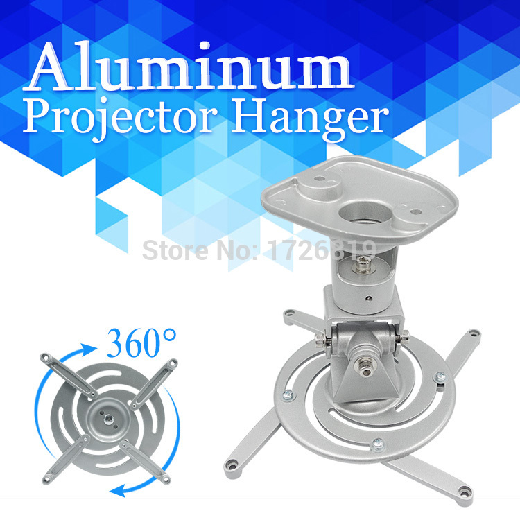Deluxe Edition Universal Projector Bracket Ceiling Mount Aluminum Wall Brackets Holder for Projector Hanging Accessories