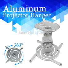 Deluxe Edition Universal Projector Bracket Ceiling Mount Aluminum Wall Brackets Holder for Projector Hanging Accessories