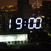 Free Shipping Large LED Decorative Wall Alarm Clock Home Decoration Office Decor