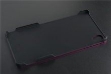 Luxury Brushed Metal Aluminium PC material case For Sony Xperia Z1 L39h Hard Back phone case
