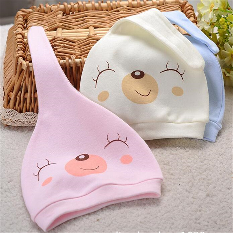 0 3 Months Cotton Tire Cap Newborn Baby Newborn Baby Hat Sets Of Headgear Sleep Hat