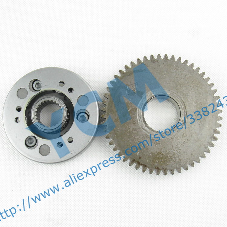 Scooter Engine Starter Gear WH125 Startup Disk Moped Clutch QDP GZ125