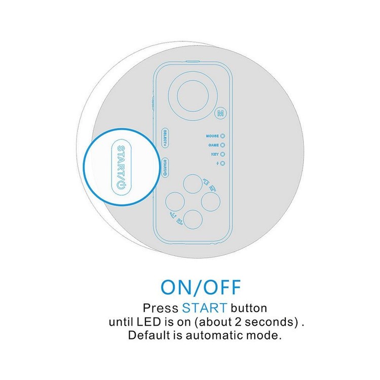 MOCUTE Joystick Multifunction Bluetooth Selfie Remote Control Shutter Gamepad for TabletPhoneEbookTVGamepad (10)