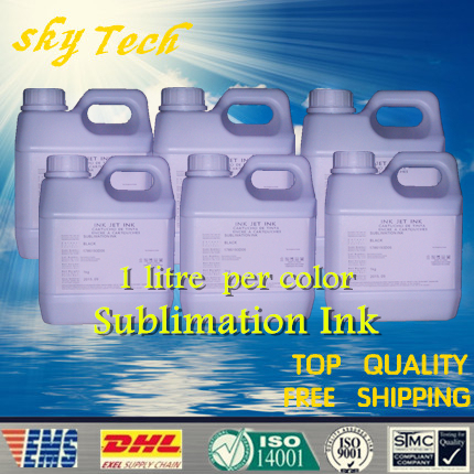 Sublimation ink specialized suit for Epson printer , 1000Ml Per color , 6 colors ,especially suit for T-shirt ,phone shell, cups