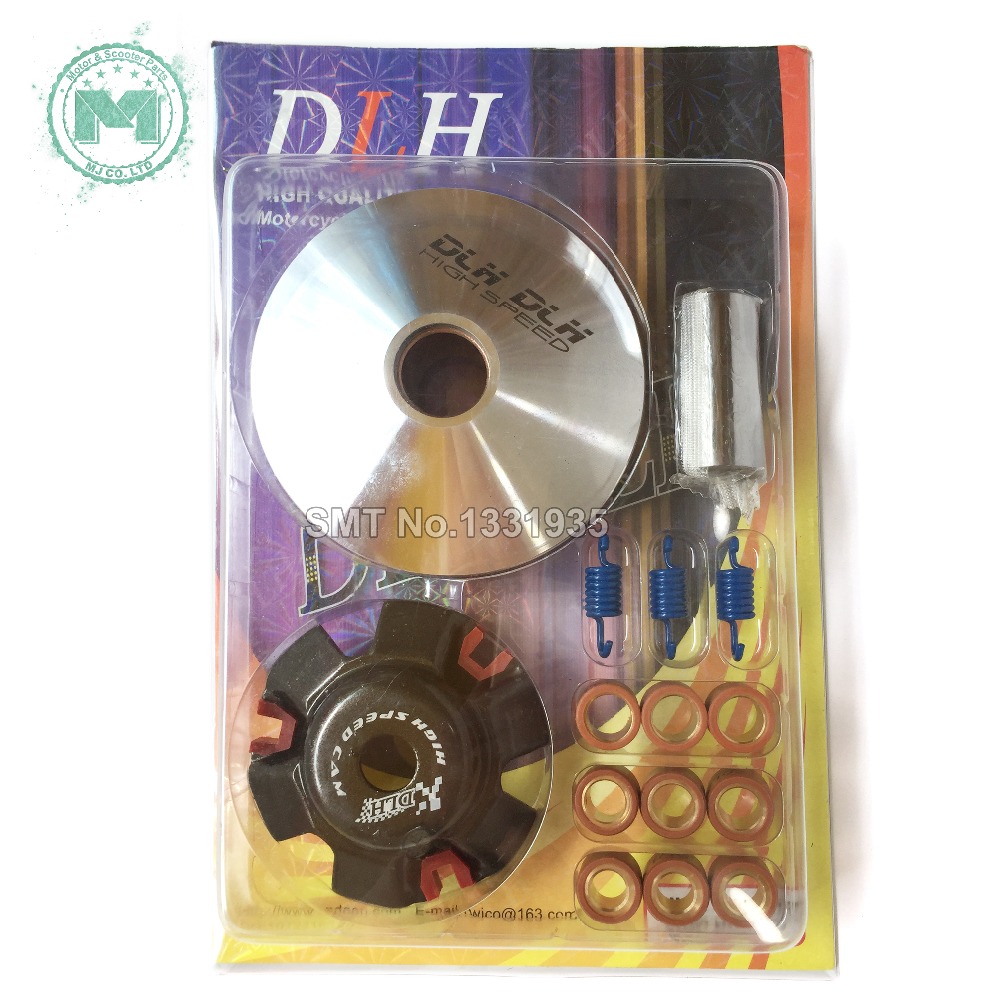 Motorcycle scooter DLH Variator Kit Front Clutch Drive Pulley For font b GY6 b font 125cc