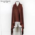 Luxury Brand Winter Warm Scarf Faux Sueded For Women Long Tassel Blanket Shawls Scarves Pashmina Oversize