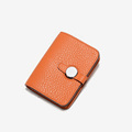 Ultra simple MINI Small Wallet Women Fashion Genuine Leather Thin Change Purse Designer Concise Grain Leather