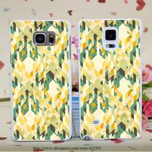 desintegrated tartan pattern White Hard Case Cover for Smasung Galaxy A 3 5 7 8 Note 2 3 4 5
