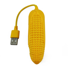 1 pcs Cartoon Corn High Speed Mini Slim 4 Port USB 2 0 Hub Expander Multiple