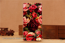 For Sony Xperia M C1905 C1904 C2004 C2005 colorful flower skin shell diy phone case painting