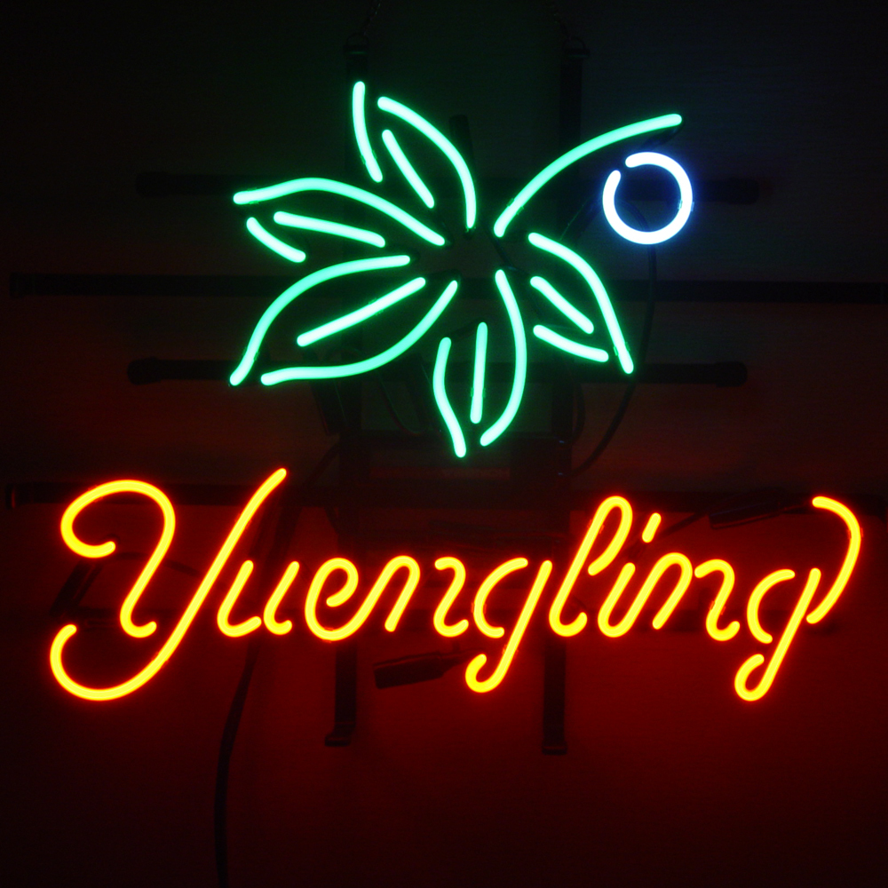 FS Neon Sign Yuengling Ohio State Buckeye Handcrafted Real