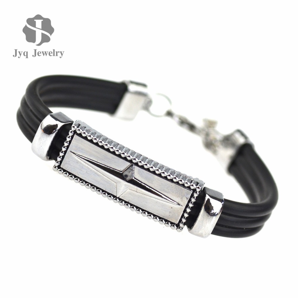 Trenty Summer Style Jewelry Titanium Steel Bracelet Shining Cross Bracelets Bangles Men Jewelry Wholesale 2015