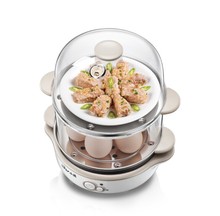 The ZDQ B14A1 double layer multifunctional stainless steel cooker electric Fried Eggs eggboilers automatic power off