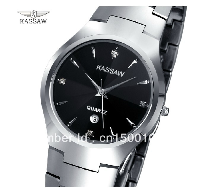 : 893771454 Kassaw Swiss Military Sapphire Men Tungsten Steel Watches ...