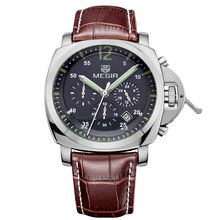 2016 MEGIR Men’s Wristwatches Large Dial Casual Watch Men Luxury Brand Quartz Military Sport Watch Digital relogio masculino